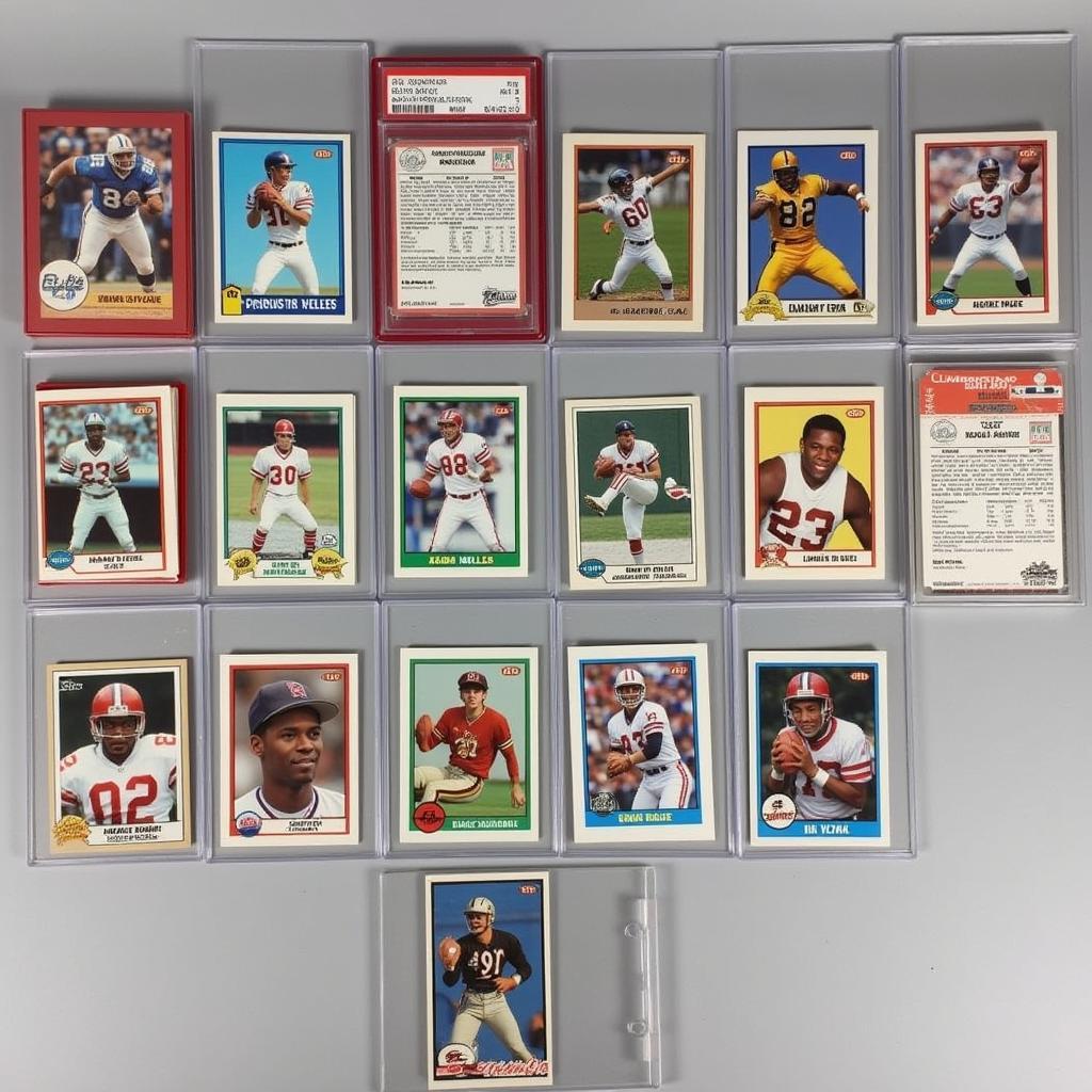 Collection of 1991 Classic Draft Picks Cards in Protective Cases