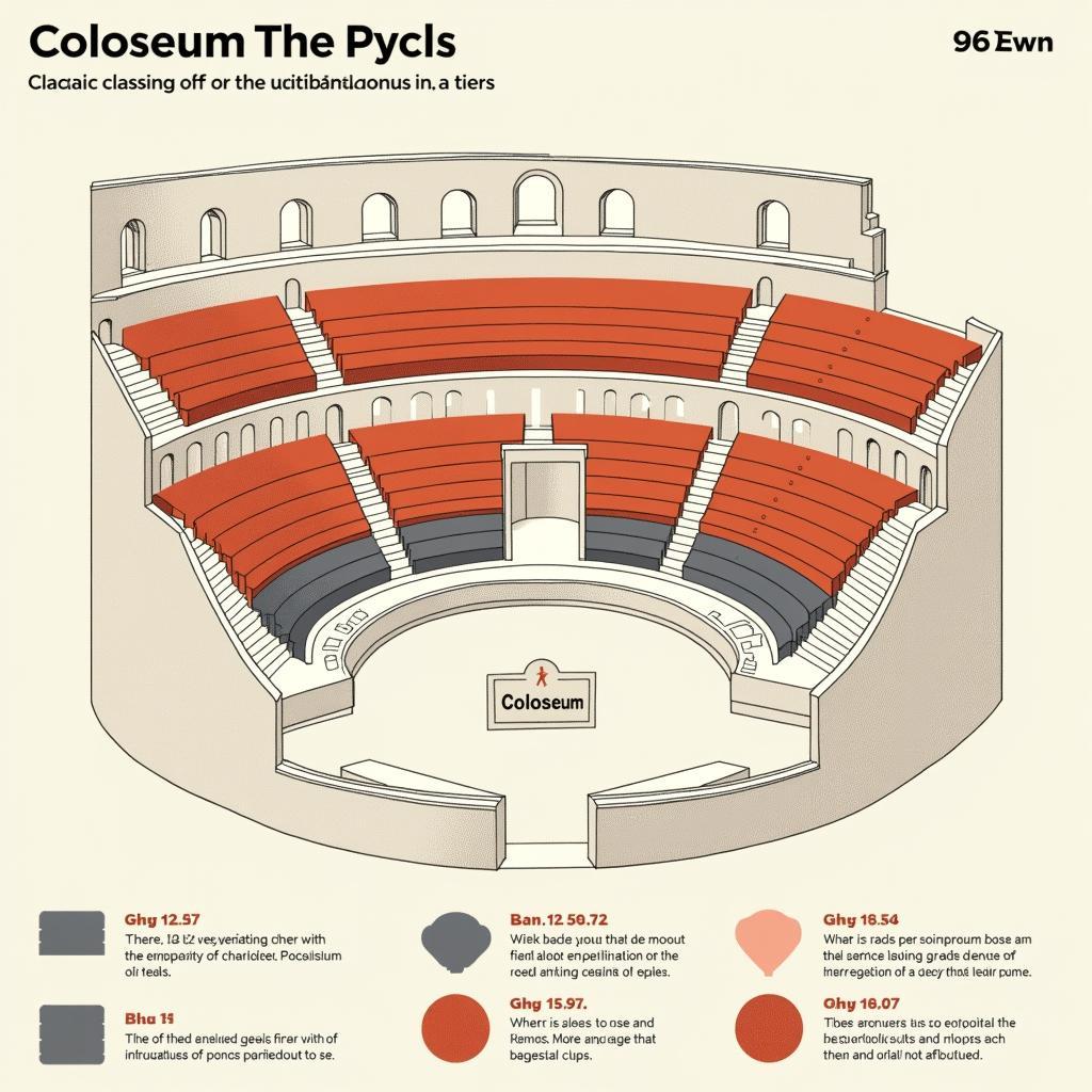 Colosseum Seating Capacity and Tiers