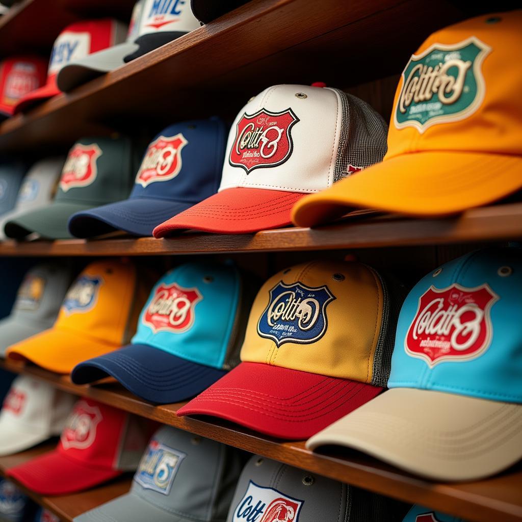 Vintage Colt 45 Hat Collection