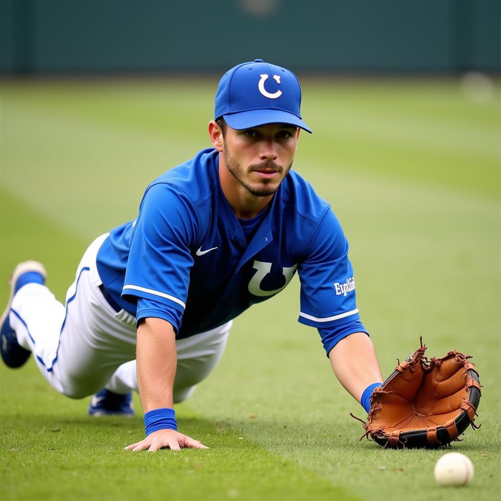 Colt 7 Participating in a Fielding Drill