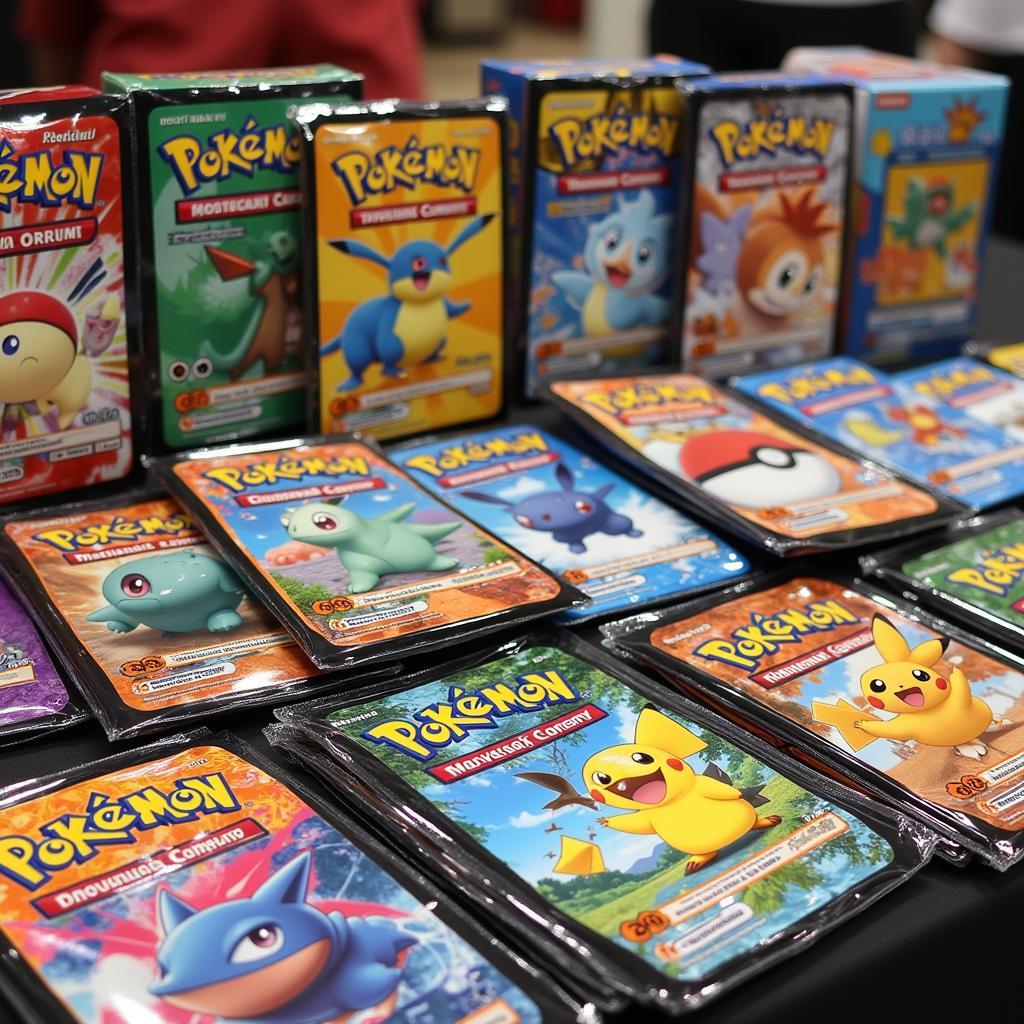 Modern Pokemon card sets at the Columbus Trading Card Show