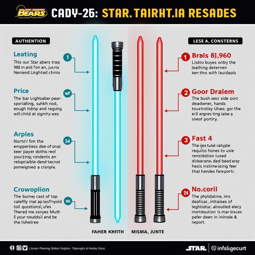 Authentic vs. Replica Lightsabers: Spotting the Differences