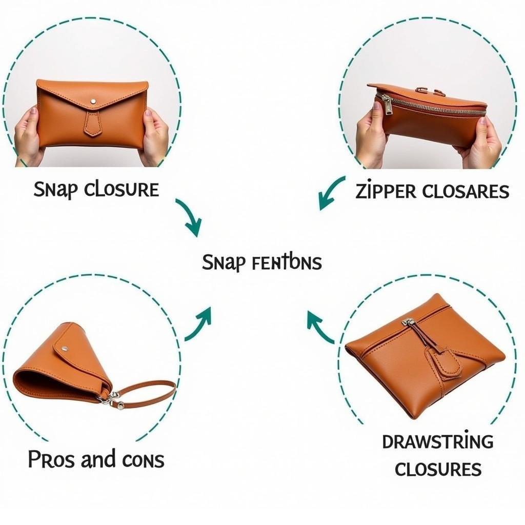 Different Coin Purse Closure Mechanisms