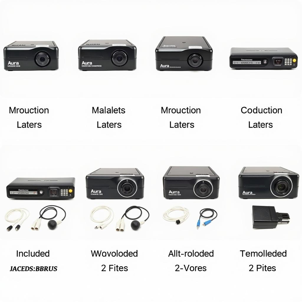 Comparing different used Aura Camera 6000 models