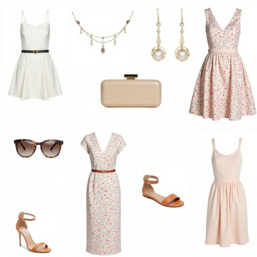 Accessorizing ideas for confetti dresses