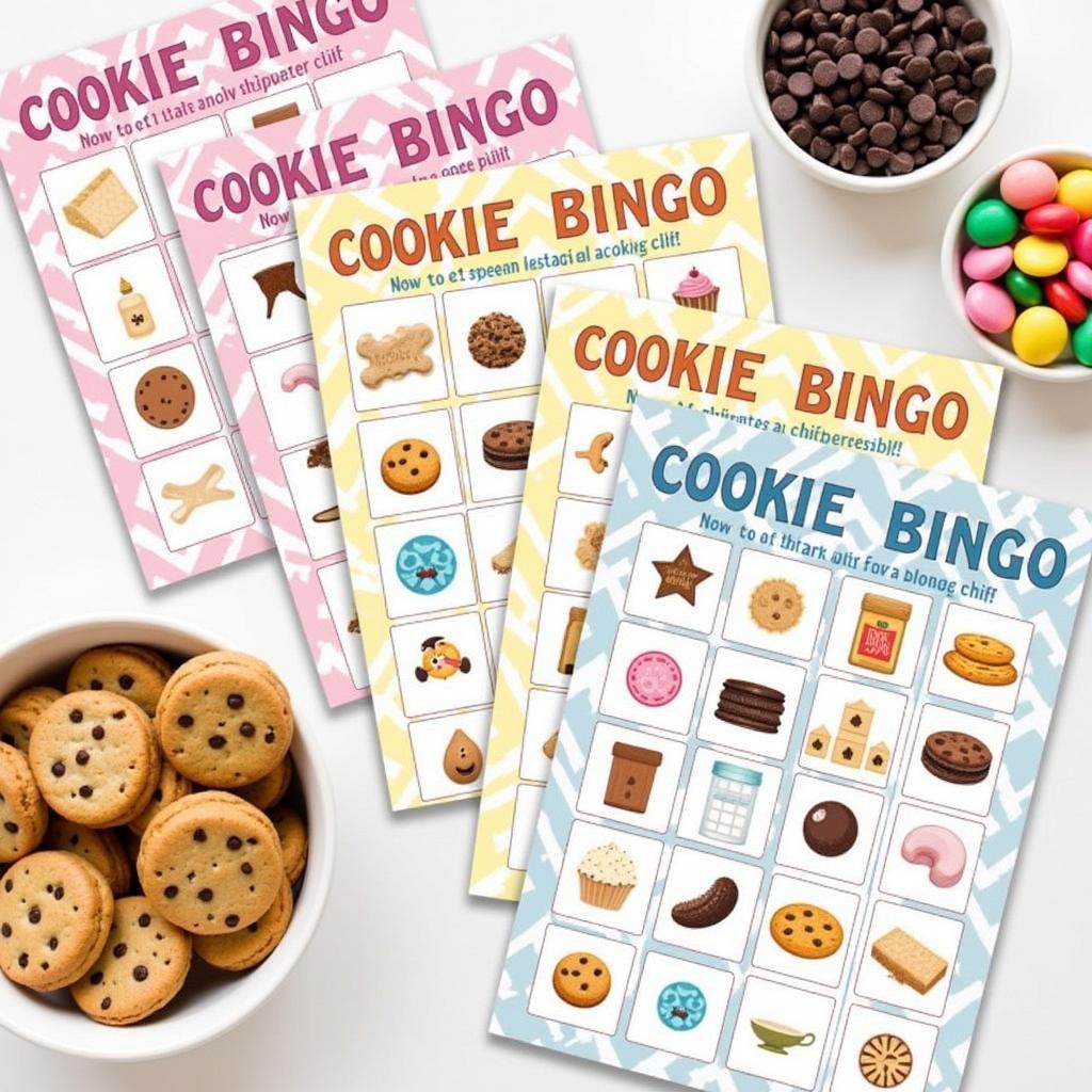 Cookie Bingo Cards and Markers