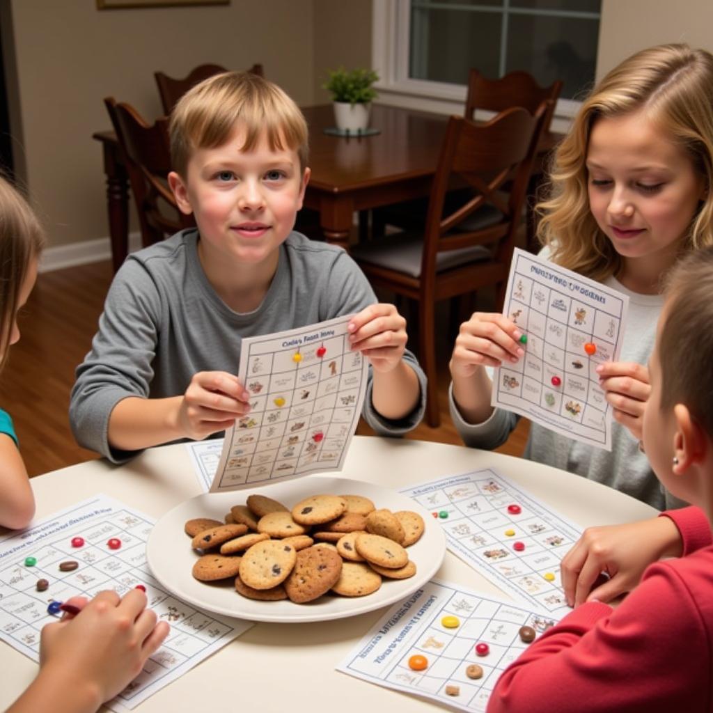 Playing Cookie Bingo