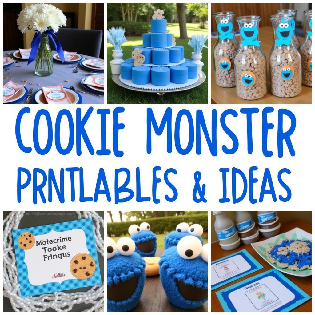 Cookie Monster Party Ideas