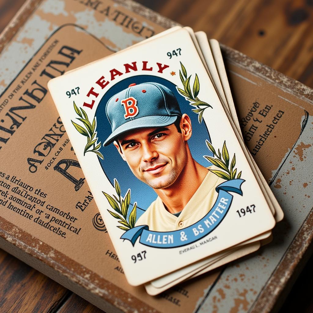 Close-up of a Corbin Carroll Allen & Ginter Card