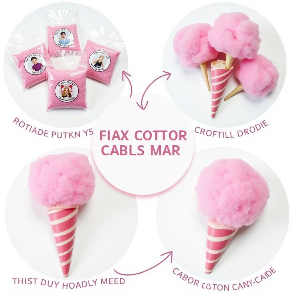 Cotton Candy Party Favors