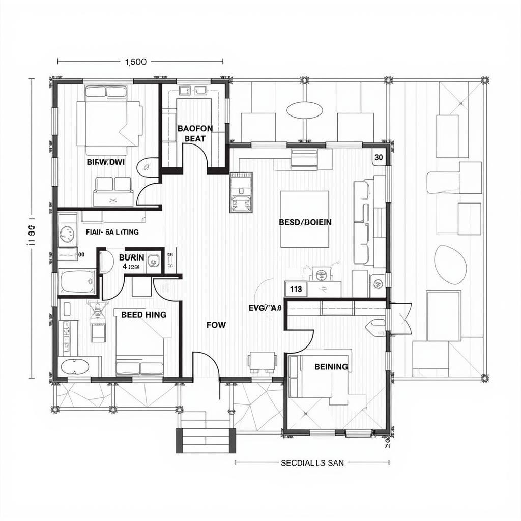 Cracker Style Home Floor Plan Layout