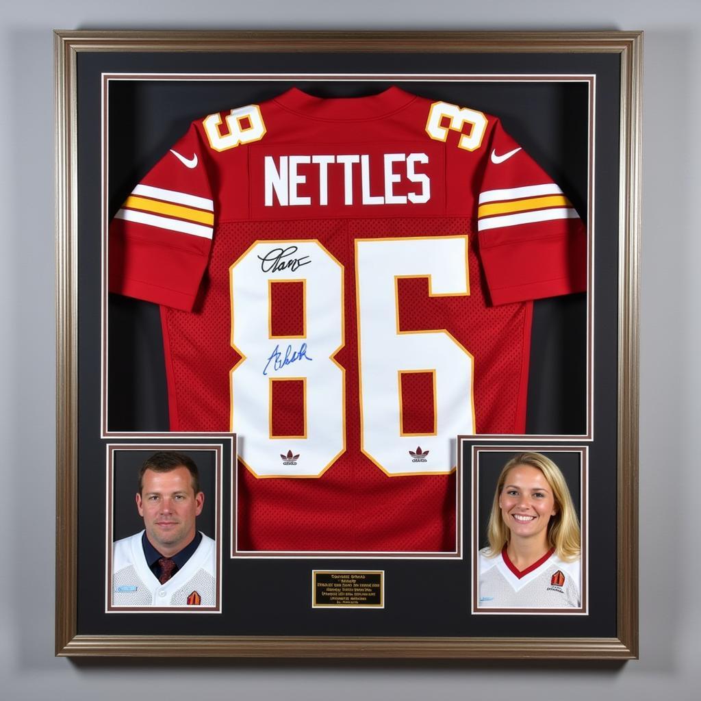 Craig Nettles Autographed Jersey Displayed in a Protective Case