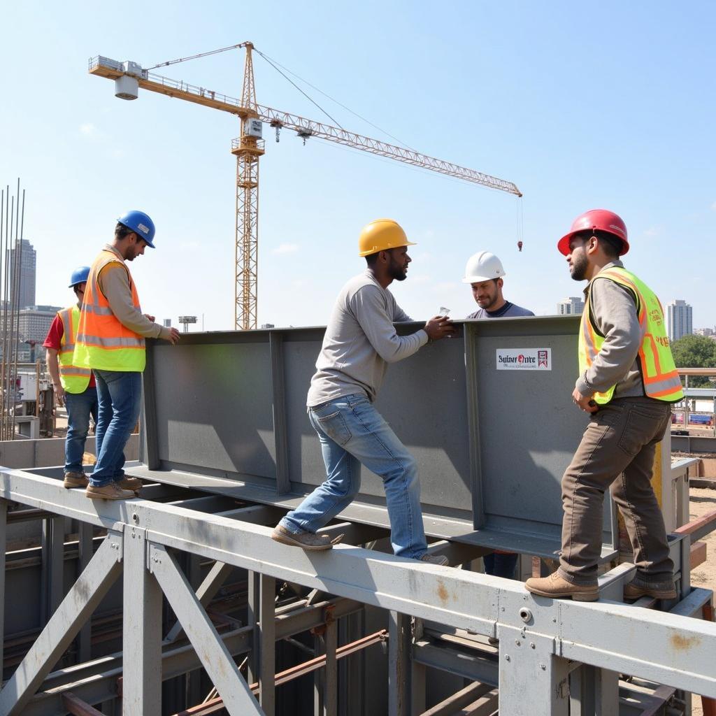 Crow Plate at Construction Site