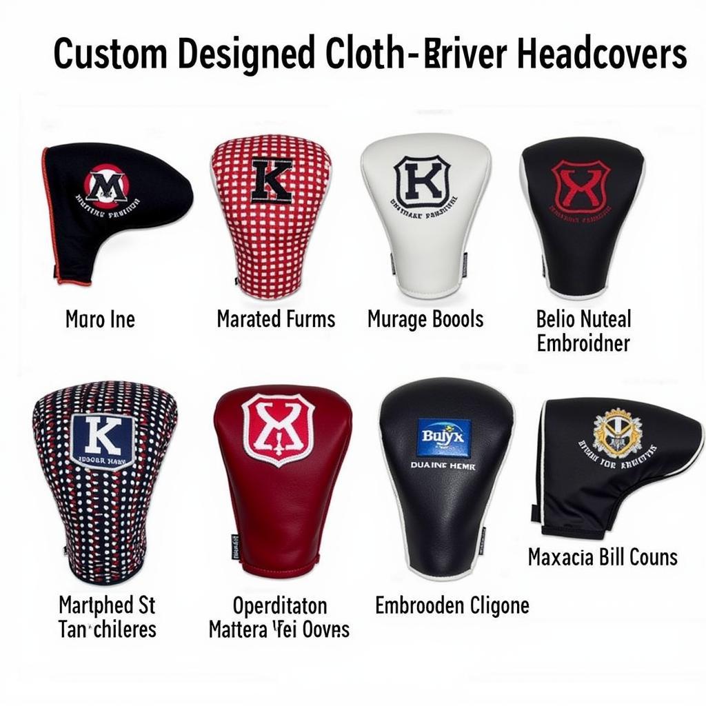 Personalized Cloth Driver Covers for Golf Enthusiasts