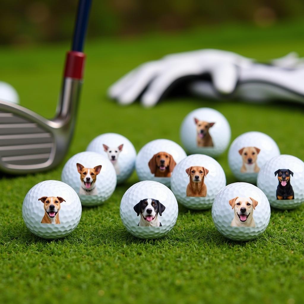 Personalized Dog Golf Balls with Photos