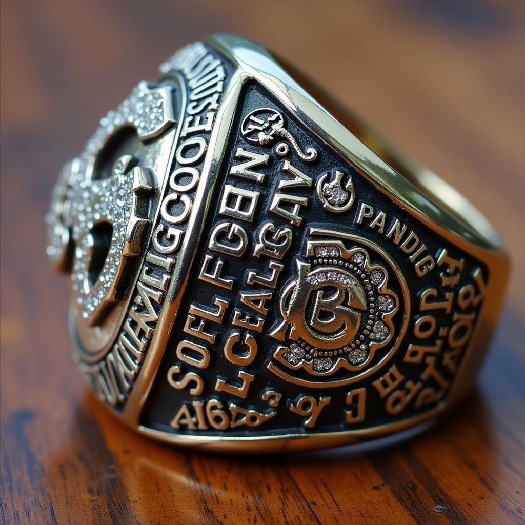 Custom Fantasy Baseball Ring Design