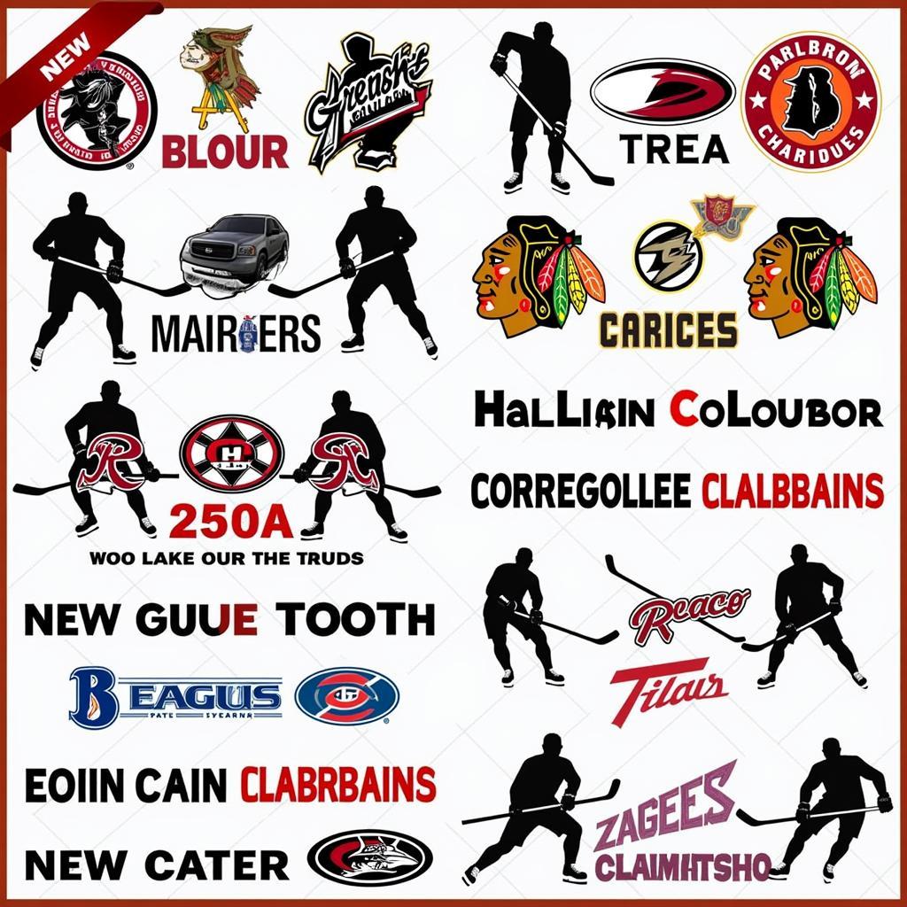 Custom hockey car decal options