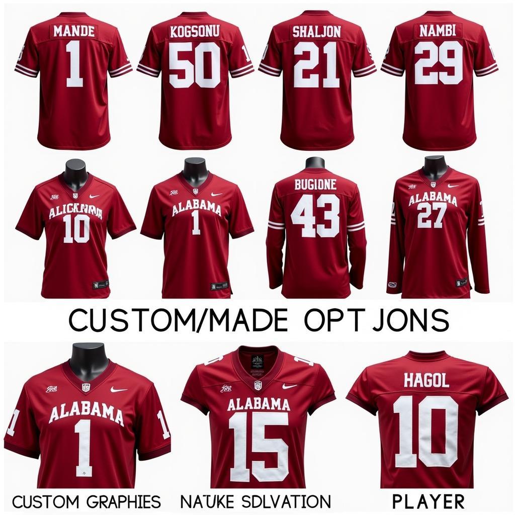 Custom Made Alabama Jerseys: Exploring Design Options