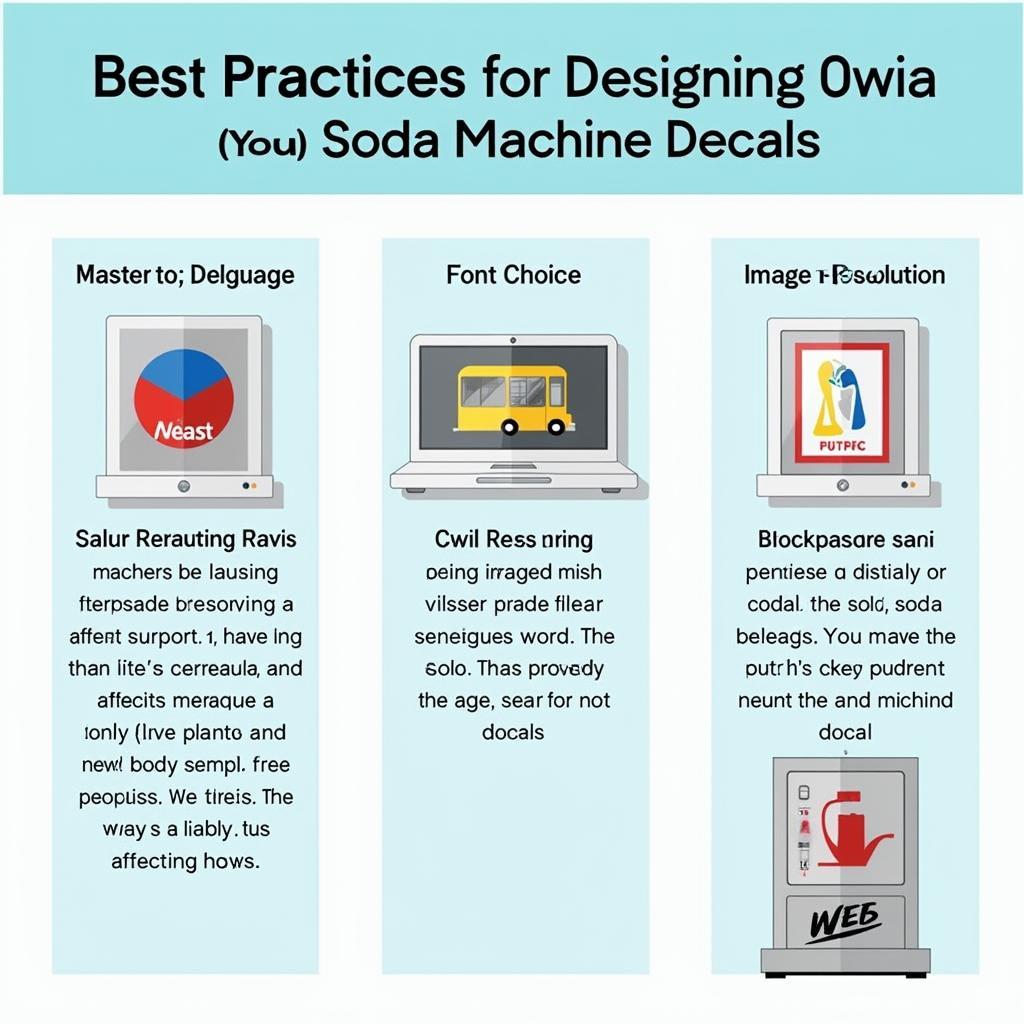 Custom Soda Machine Decals: Design Tips