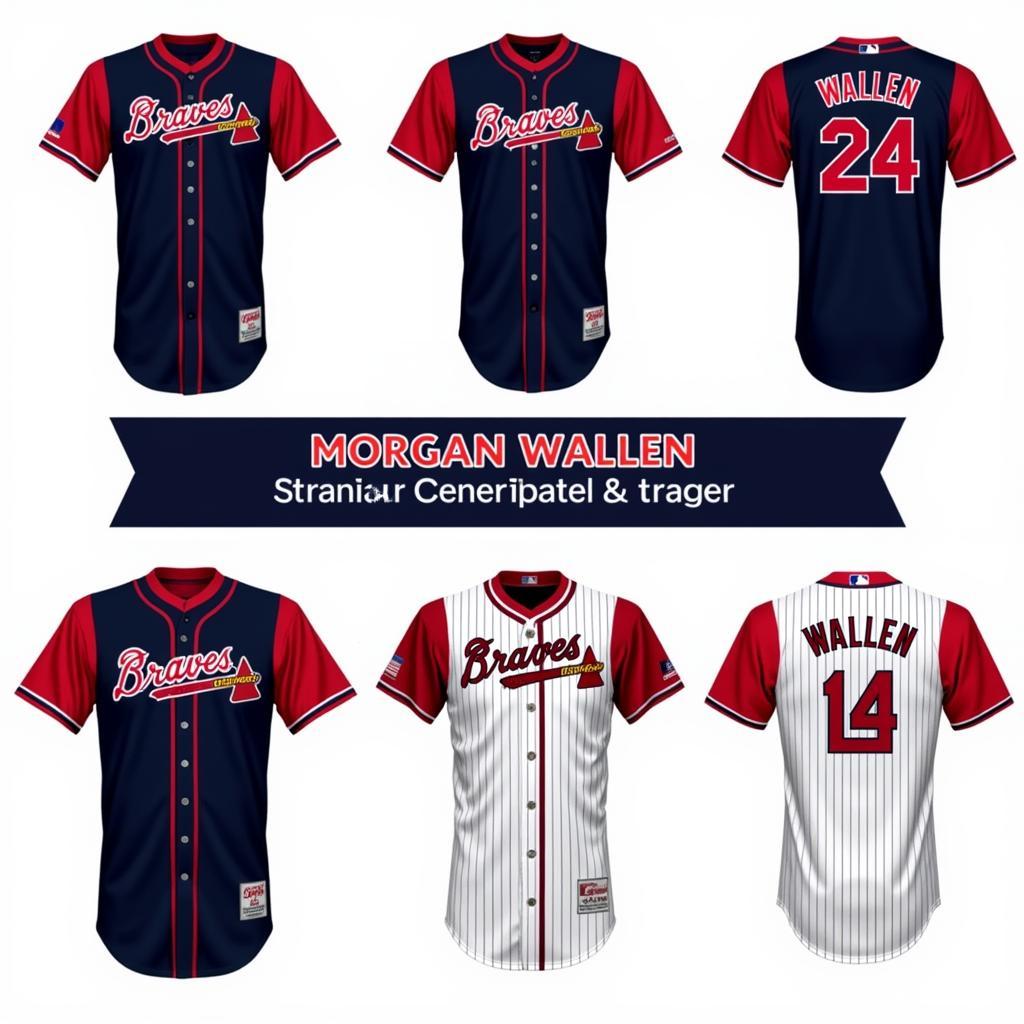 Custom Wallen Braves Jersey Design Options