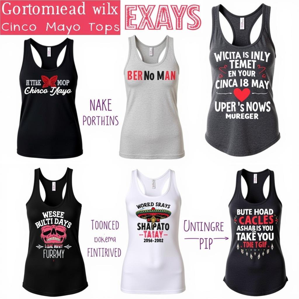 Customized Cinco de Mayo Tank Tops