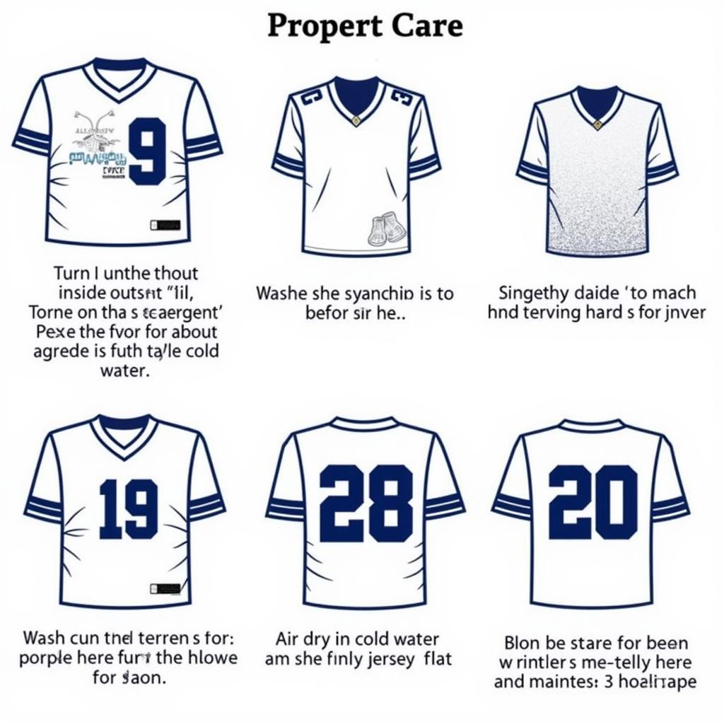 Dallas Cowboys Mexican Jersey Proper Care Tips