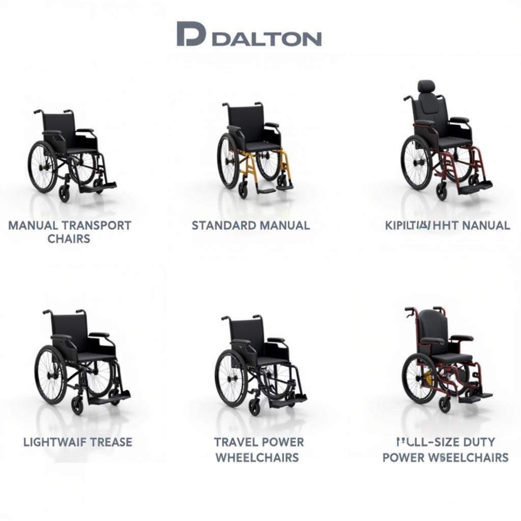 Different Types of Dalton Wheelchairs