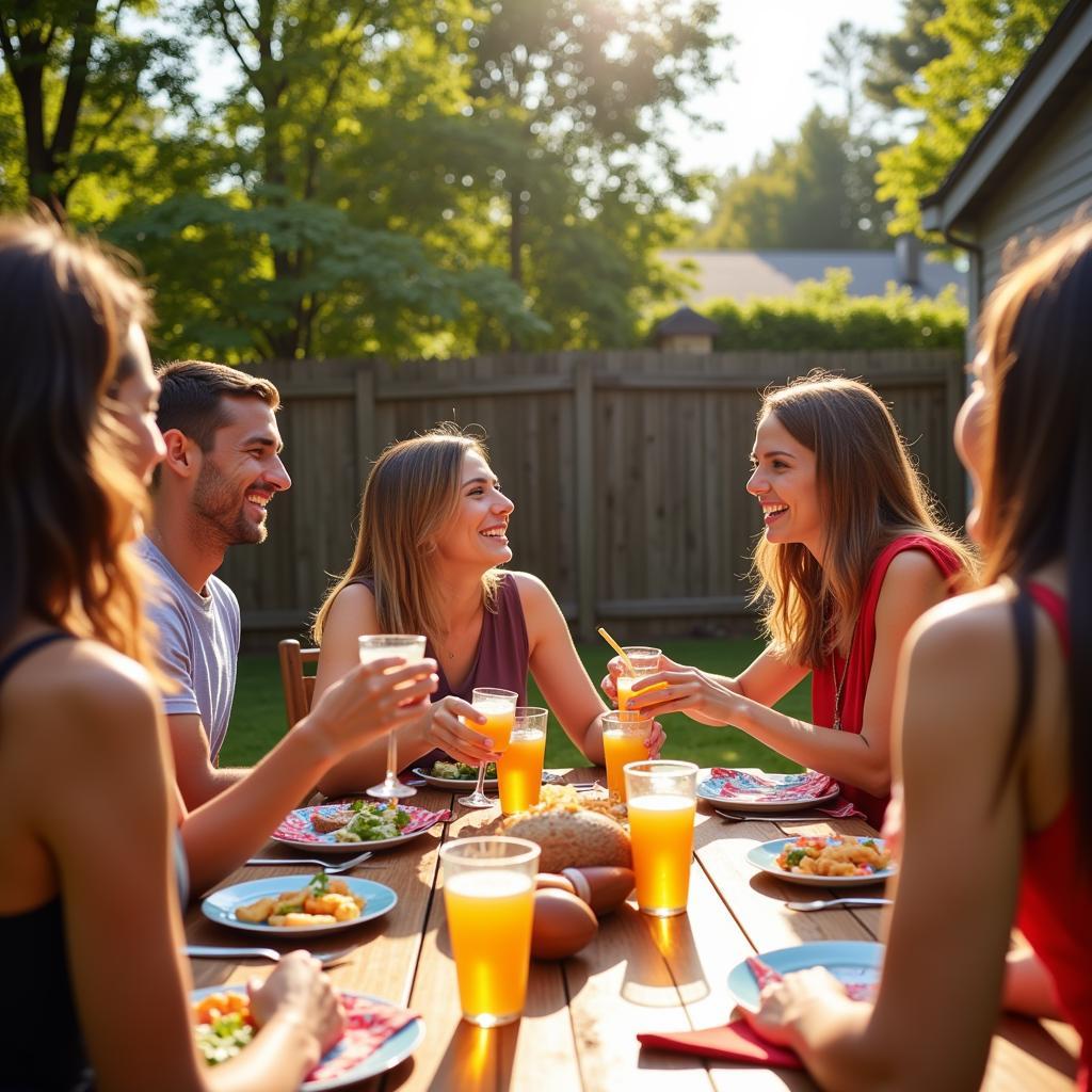 Day Drinking Weather Napkins for a Football Celebration