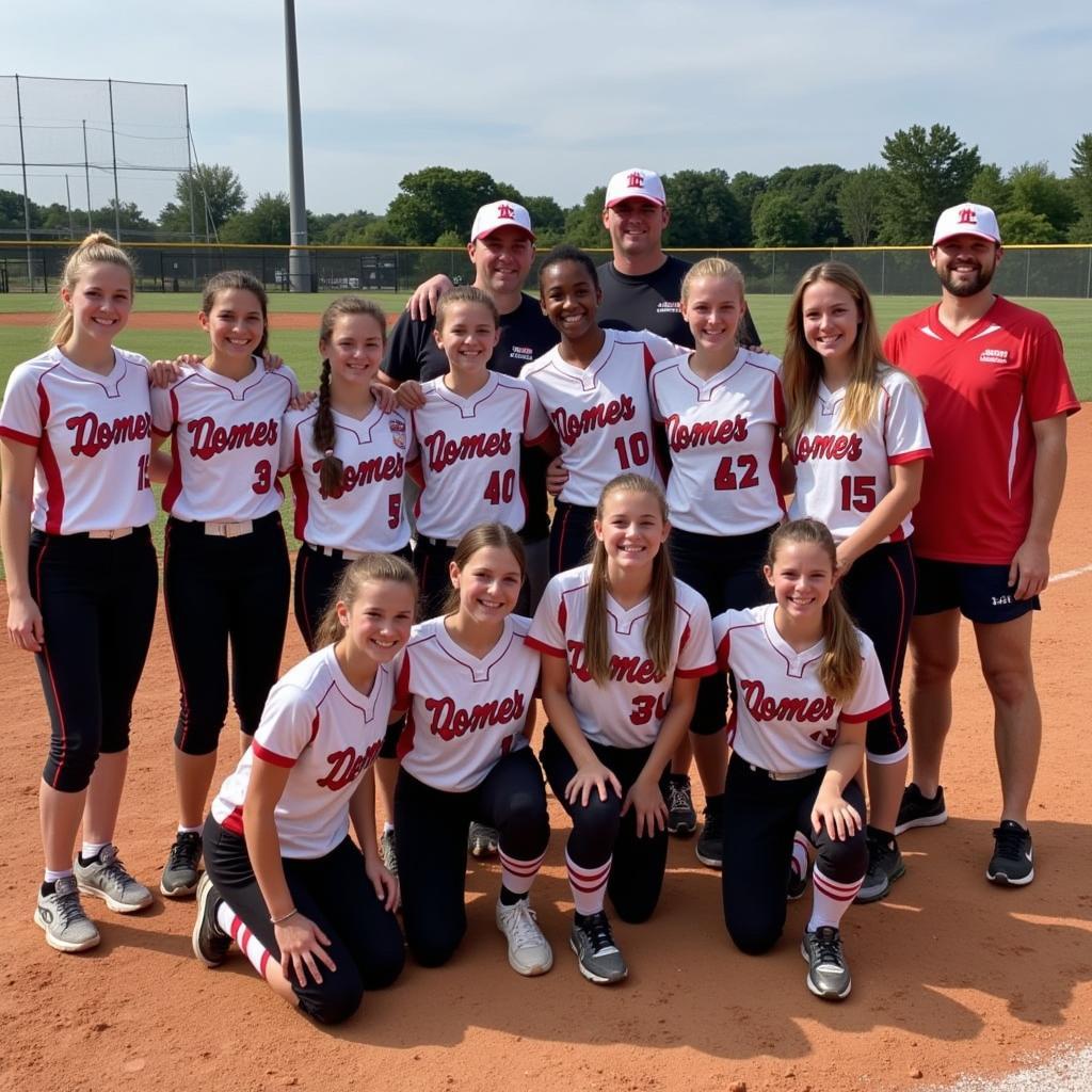 Dayton Softball Camp Team Photo