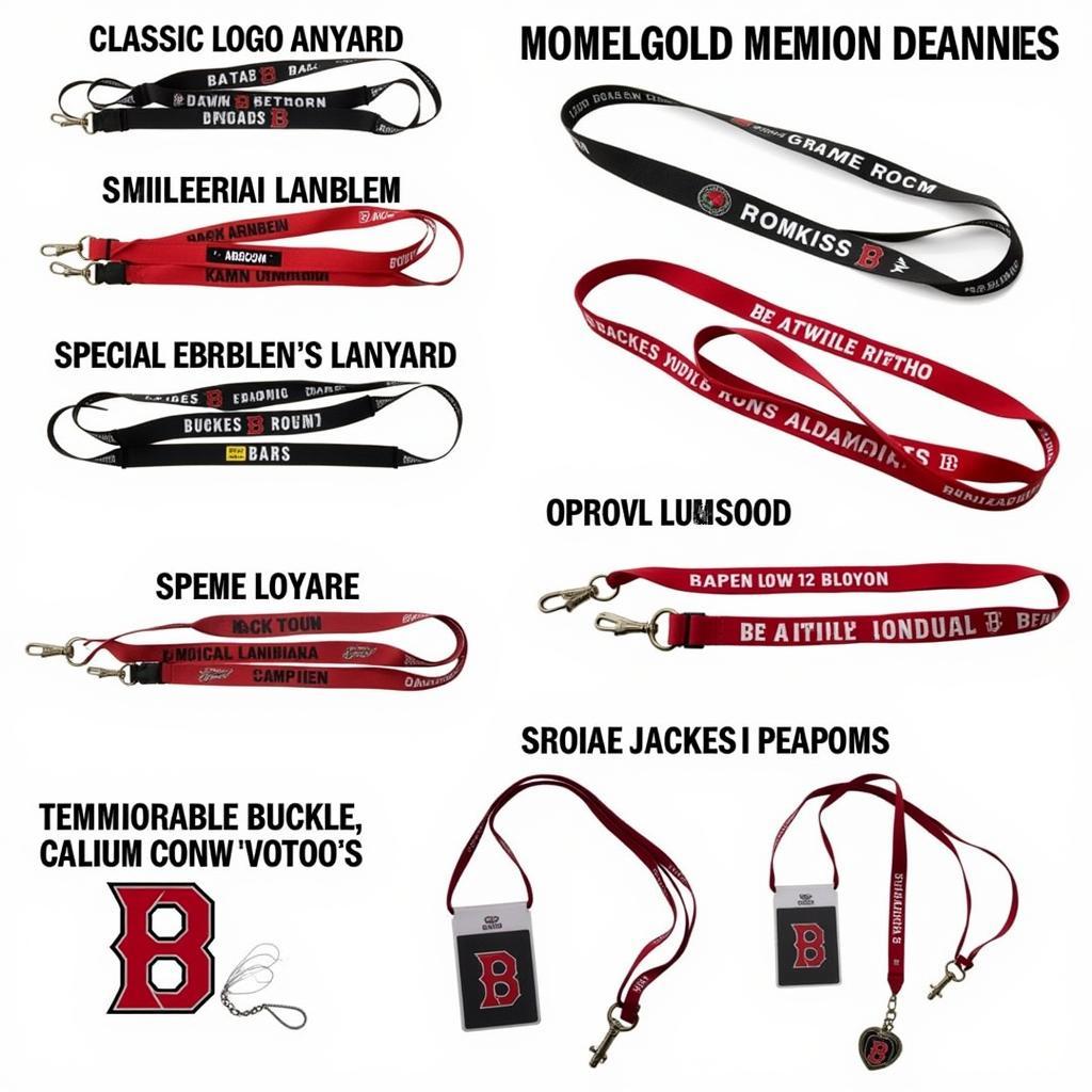 Different Dbacks Lanyard Styles