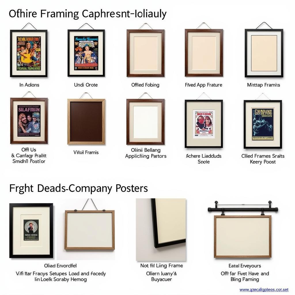 Dead and Company Poster Framing Options