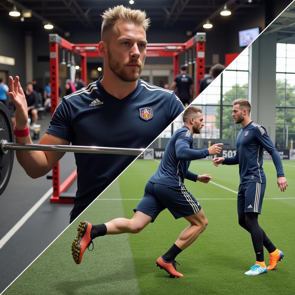 Frenkie de Jong Fitness Training