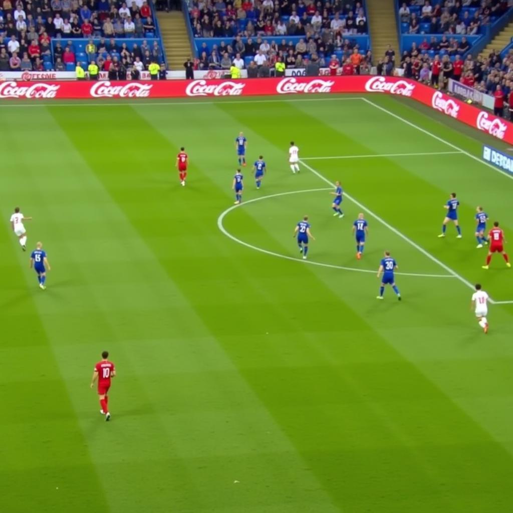 Frenkie de Jong analyzes the field to anticipate the next move