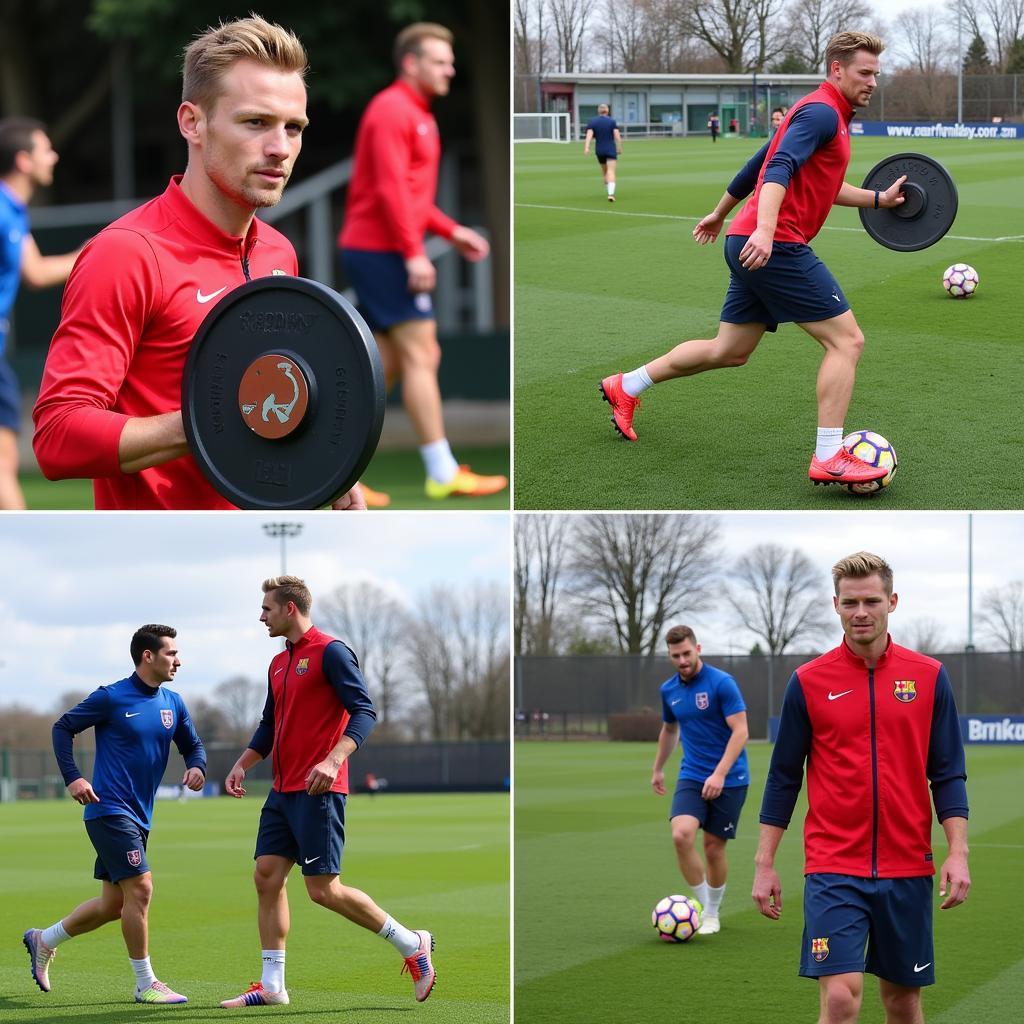 Frenkie de Jong training routine for club and country