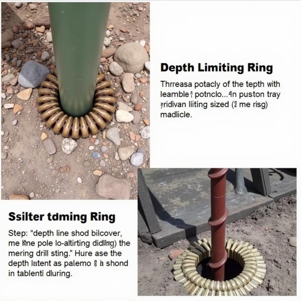 Depth Limiting Rings in Drilling and Construction