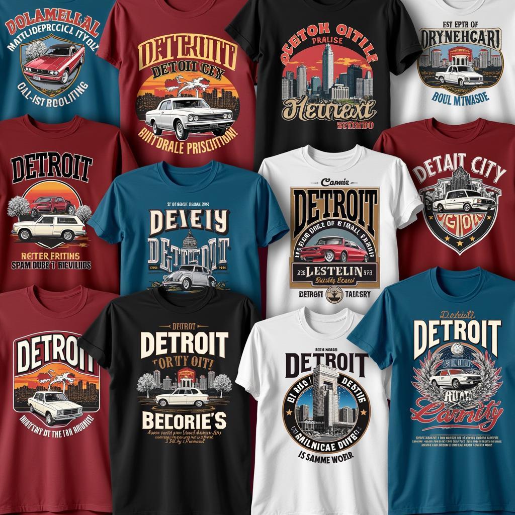 Detroit City T-Shirt Styles