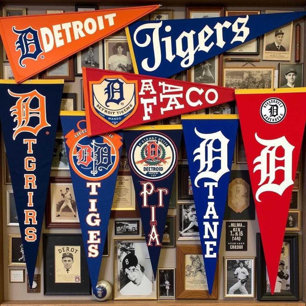 Detroit Tigers Pennant Collection