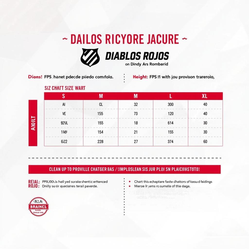 Diablos Rojos Jersey Bauer Size Guide