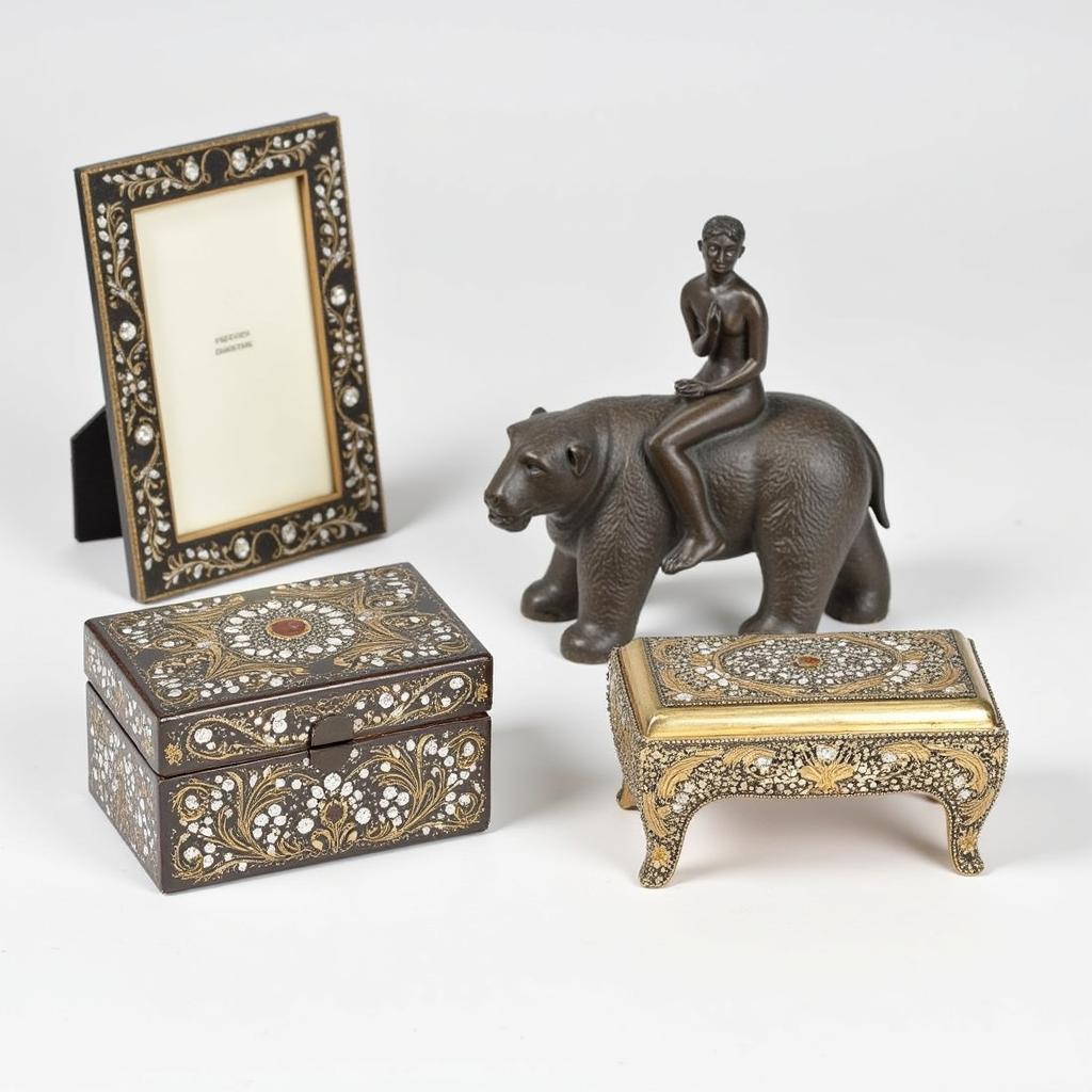 Diamond Inlaid Decorative Objects: Examples of Craftsmanship