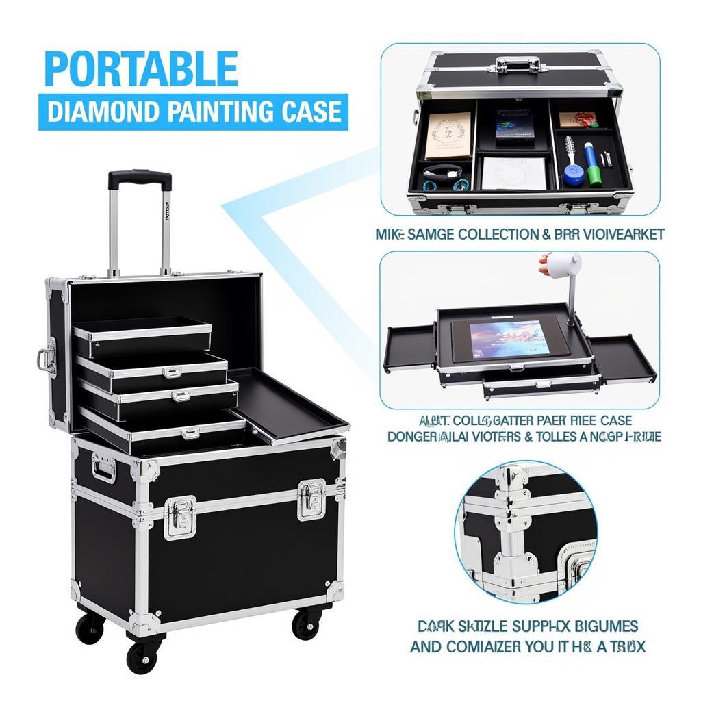 Diamond Painting Rolling Case