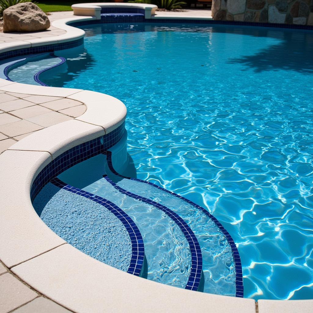 Close-up of Diamond Series Pool Features