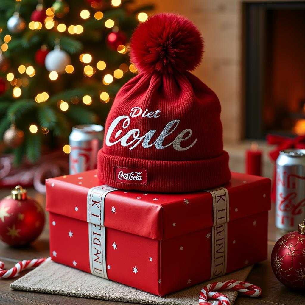 Gifting a Diet Coke Winter Hat