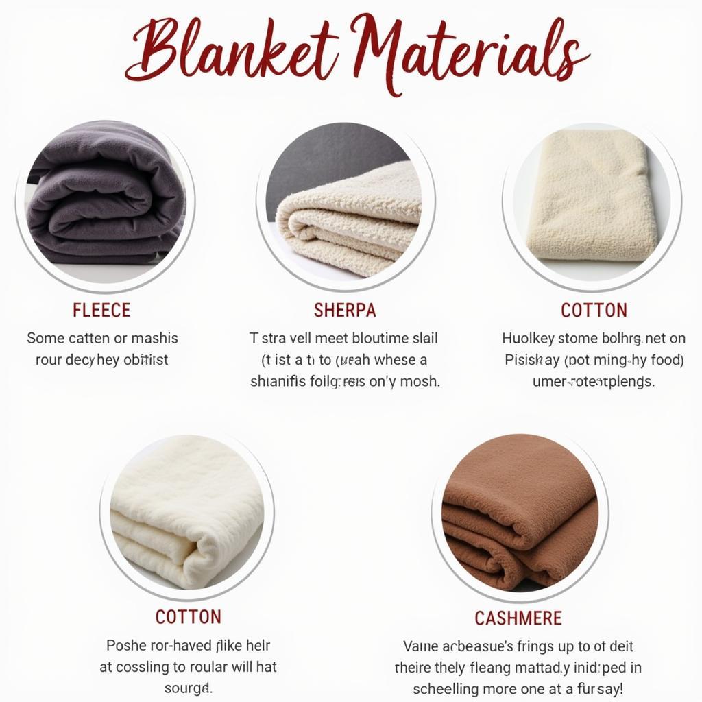 Various Blanket Materials - From Fleece to Cashmere