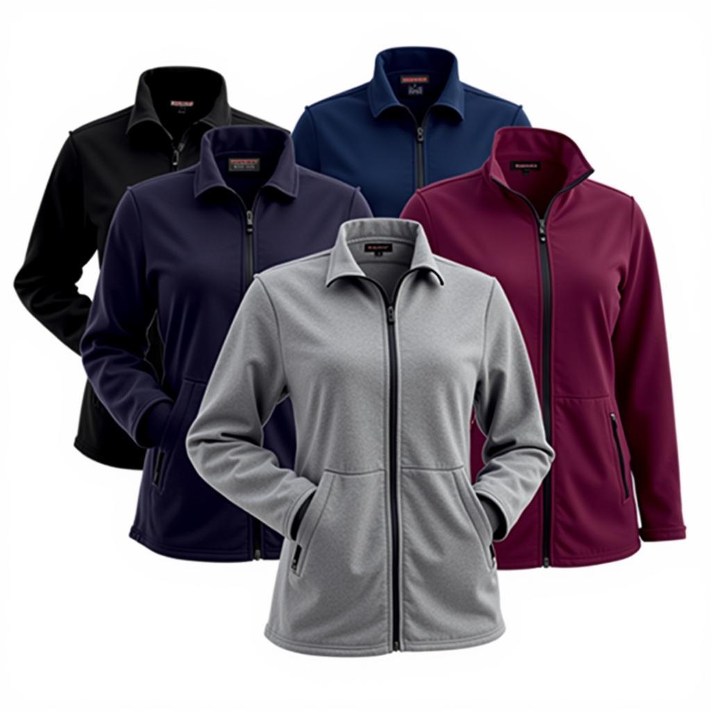 Different Colors of Nurses Fleece Jackets