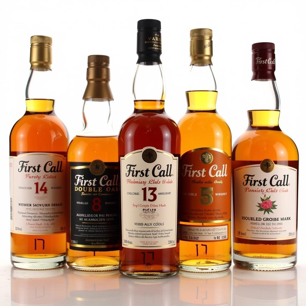 Different Expressions of First Call Double Oak Whiskey