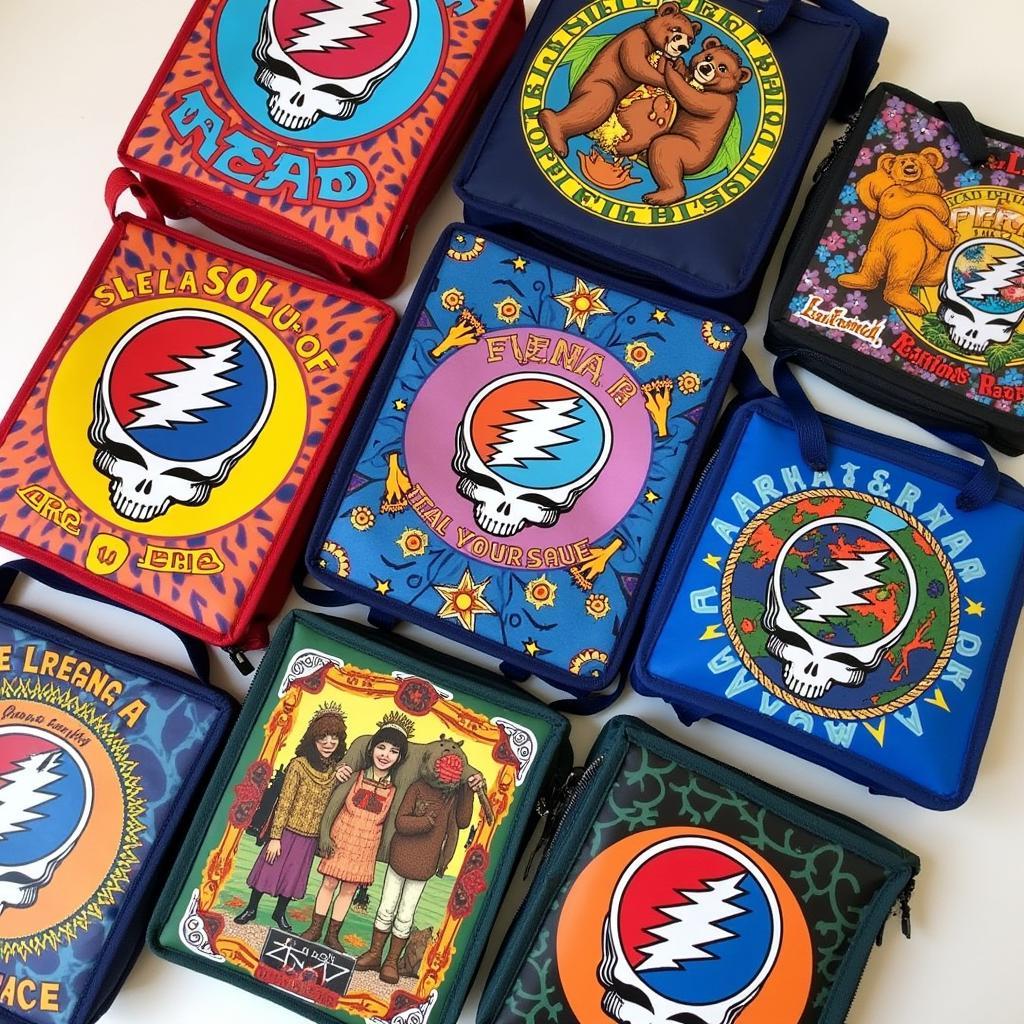 Different Grateful Dead Lunch Bag Designs