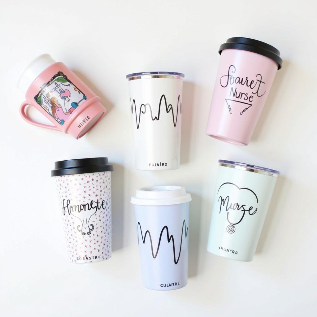 Various Nurse Coffee Tumbler Designs