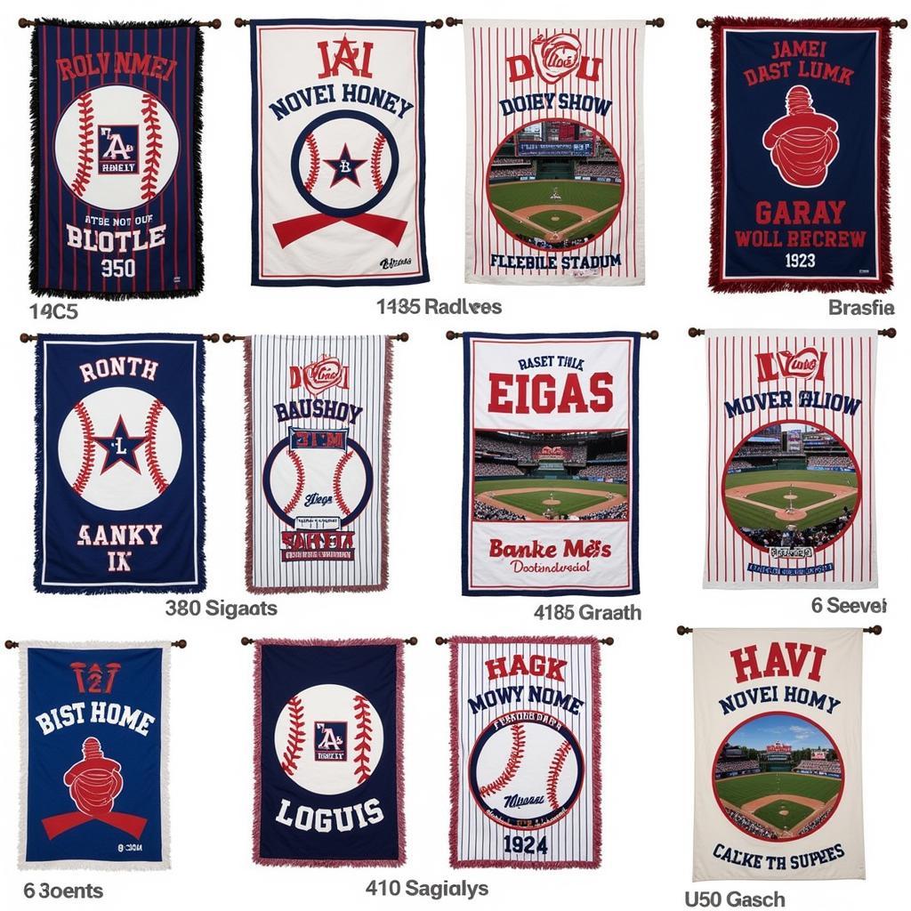 Various Styles of Personalized Baseball Blankets