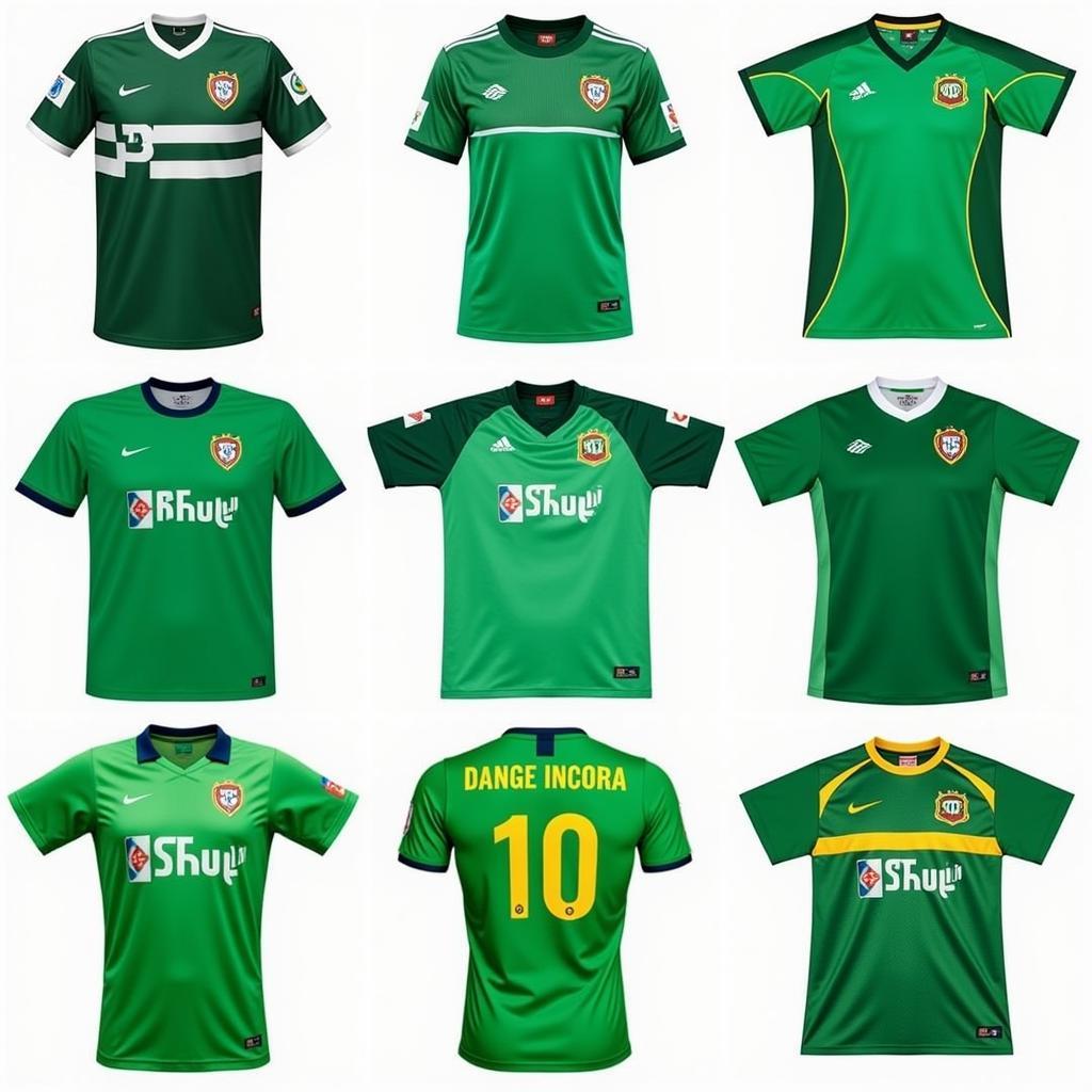 Different Styles of Green Club America Jerseys