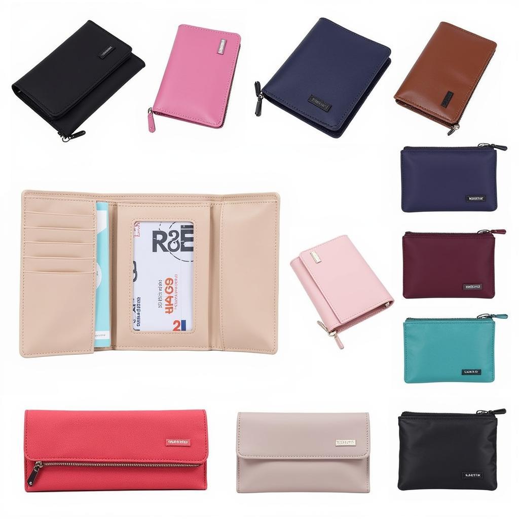 Variety of Nylon Zipper Wallet Styles